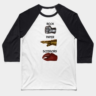 MOTU Rock Paper Scissors Baseball T-Shirt